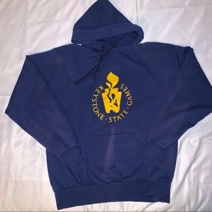 Vtg 80s Keystone Pa State Games Hoodie Sweatshirt